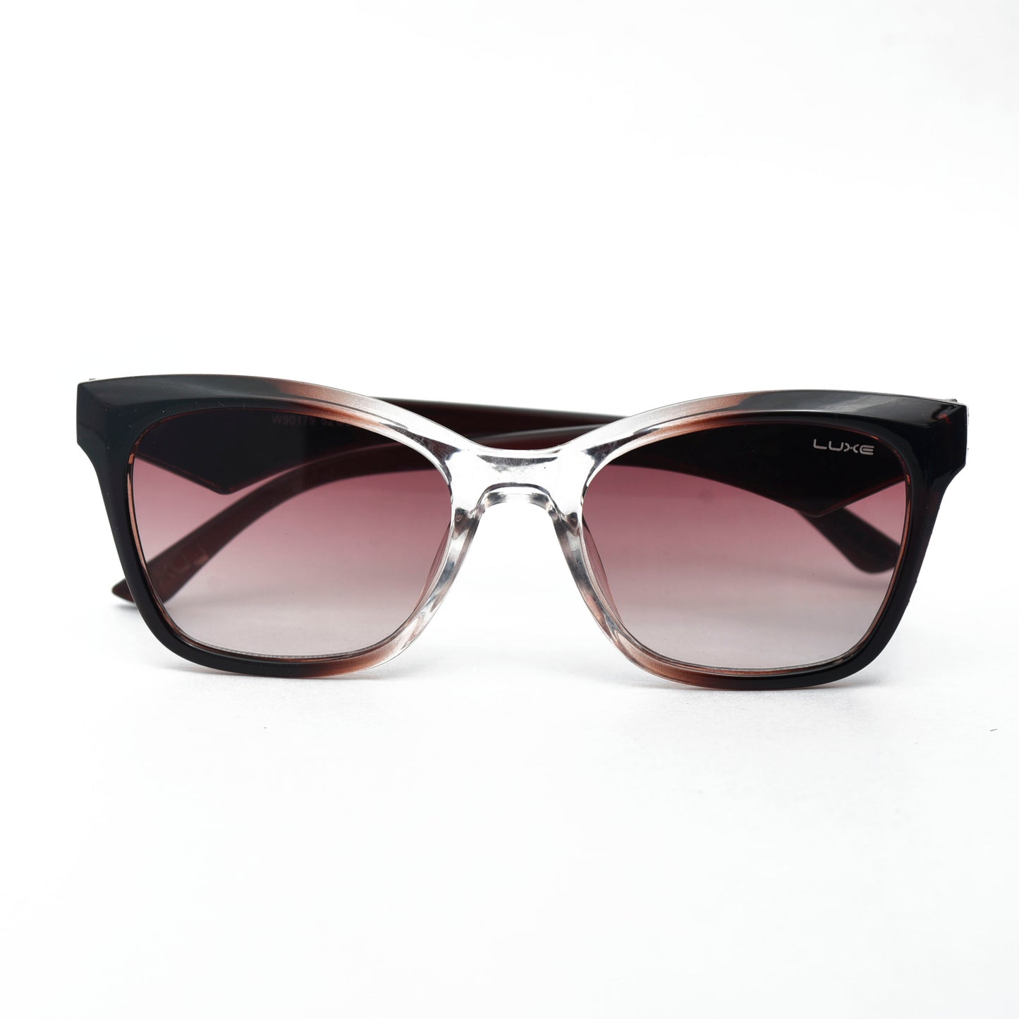 Luxe Shades "Radiant Aura" - Elegant Gradient Sunglasses with Textured Accents