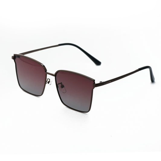 Luxe Shades "Horizon Hues" - Modern Square Sunglasses with Gradient Lenses