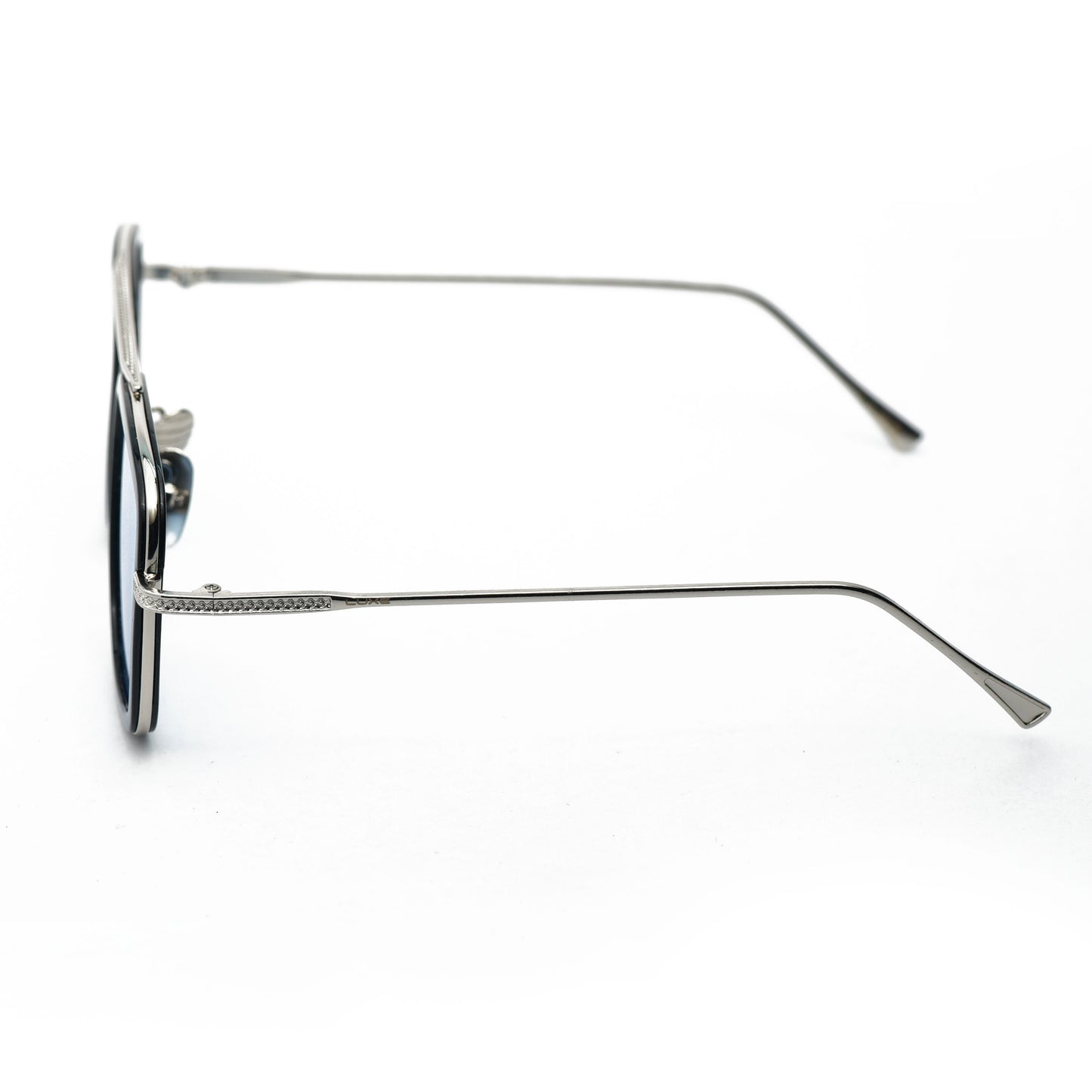 Luxe Shades "Iron Man Style" - Tony Stark Inspired Blue Lens Sunglasses