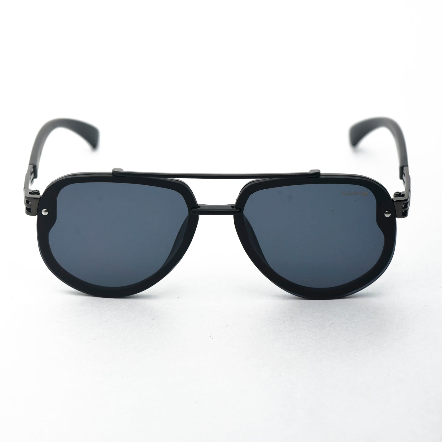 Stealth Aviator - Modern Black Designer Sunglasses with Luxe Finish