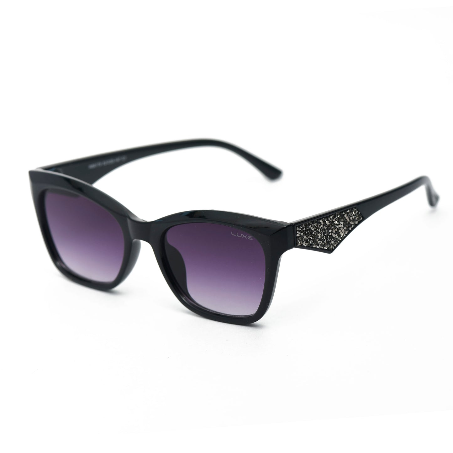 Luxe Shades "Radiant Aura" - Elegant Gradient Sunglasses with Textured Accents