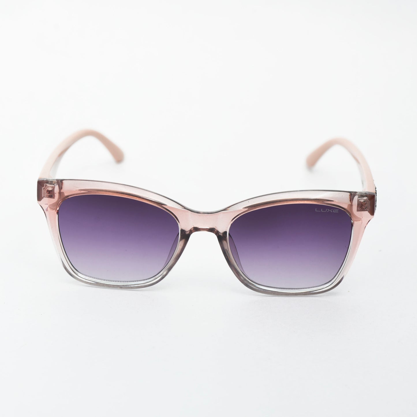 Luxe Shades "Radiant Aura" - Elegant Gradient Sunglasses with Textured Accents