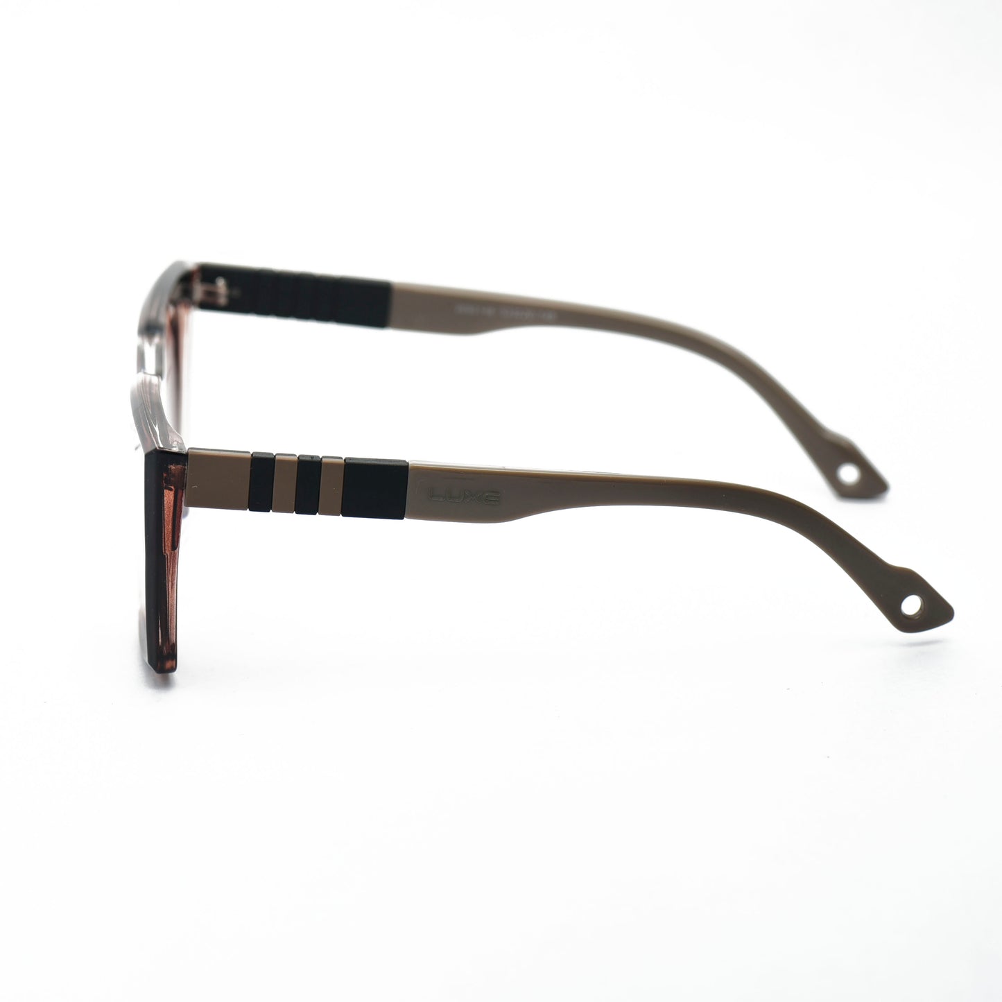 Luxe Shades "Amber Glaze" - Chic Gradient Rectangle Sunglasses