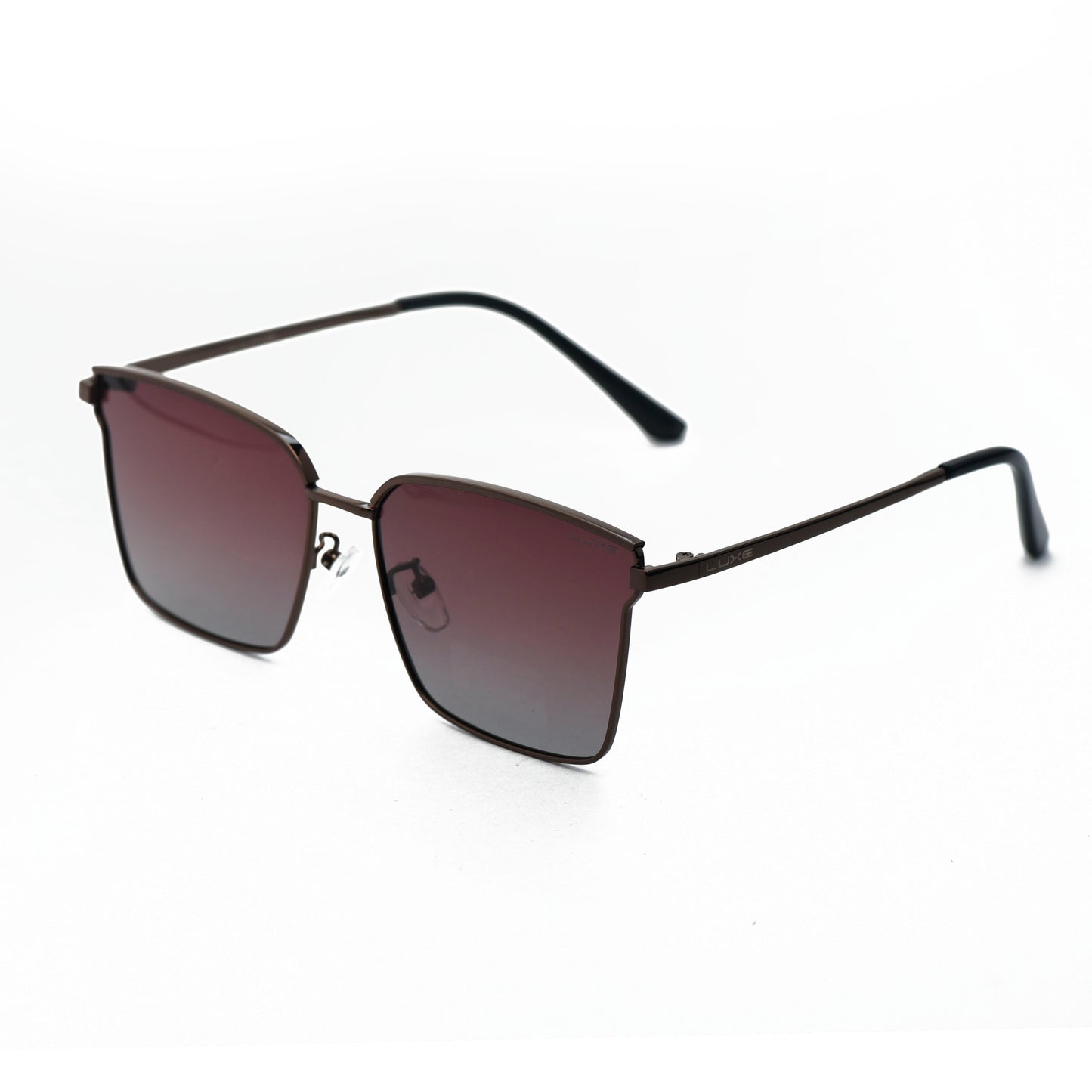 Luxe Shades "Horizon Hues" - Modern Square Sunglasses with Gradient Lenses