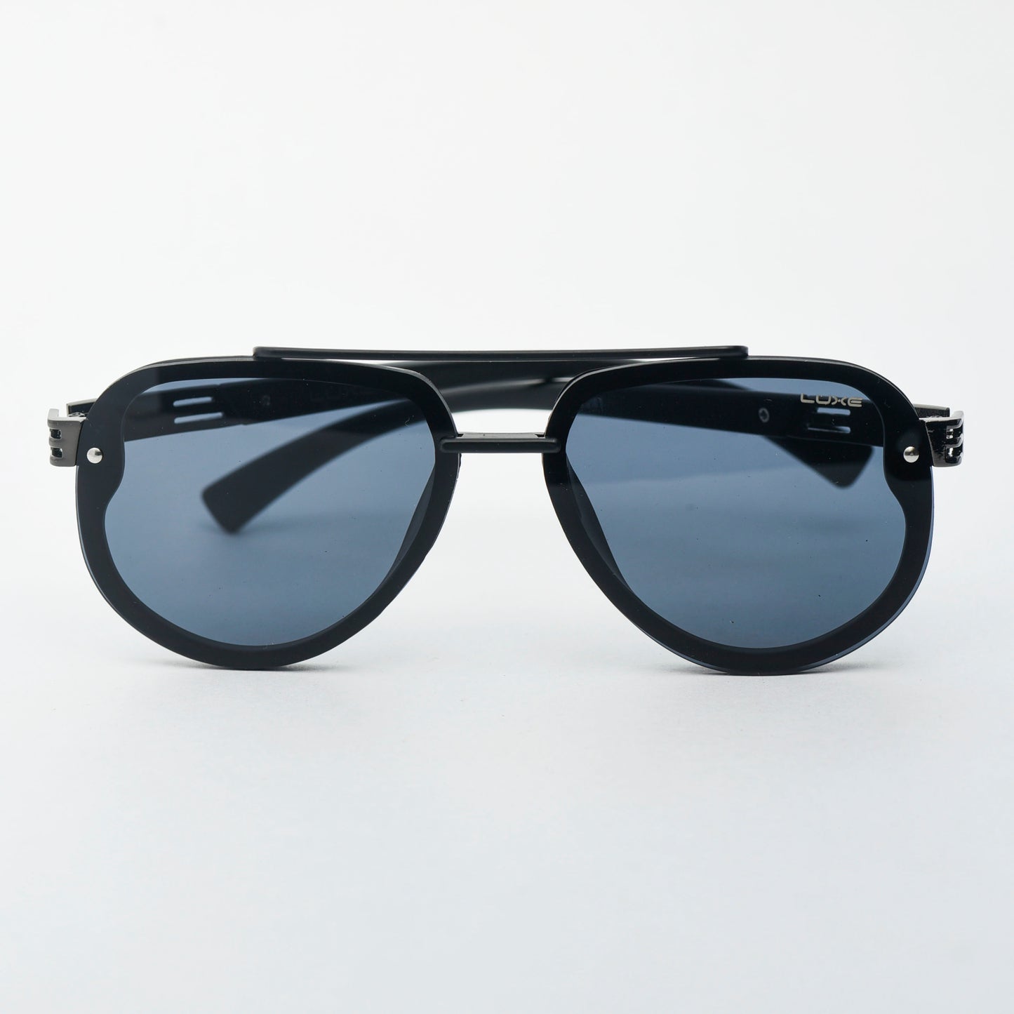 Stealth Aviator - Modern Black Designer Sunglasses with Luxe Finish